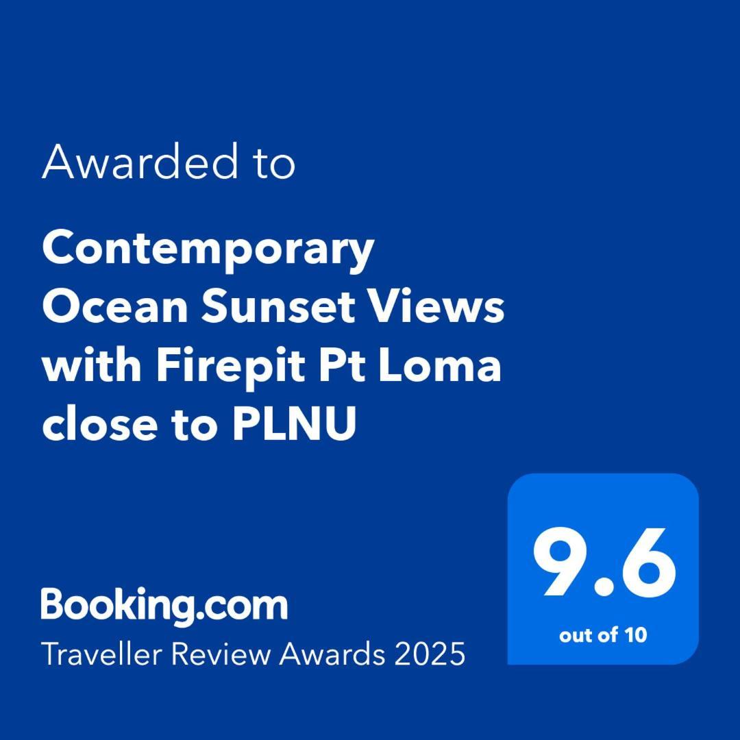 Contemporary Ocean Sunset Views With Firepit Pt Loma Close To Plnu 圣地亚哥 外观 照片